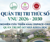 QUẢN TRỊ TRI THỨC SỐ VNU 2026-2030: NGHIÊN CỨU TRIỂN KHAI DSPACE-CRIS QUẢN TRỊ HỒ SƠ NHÀ KHOA HỌC